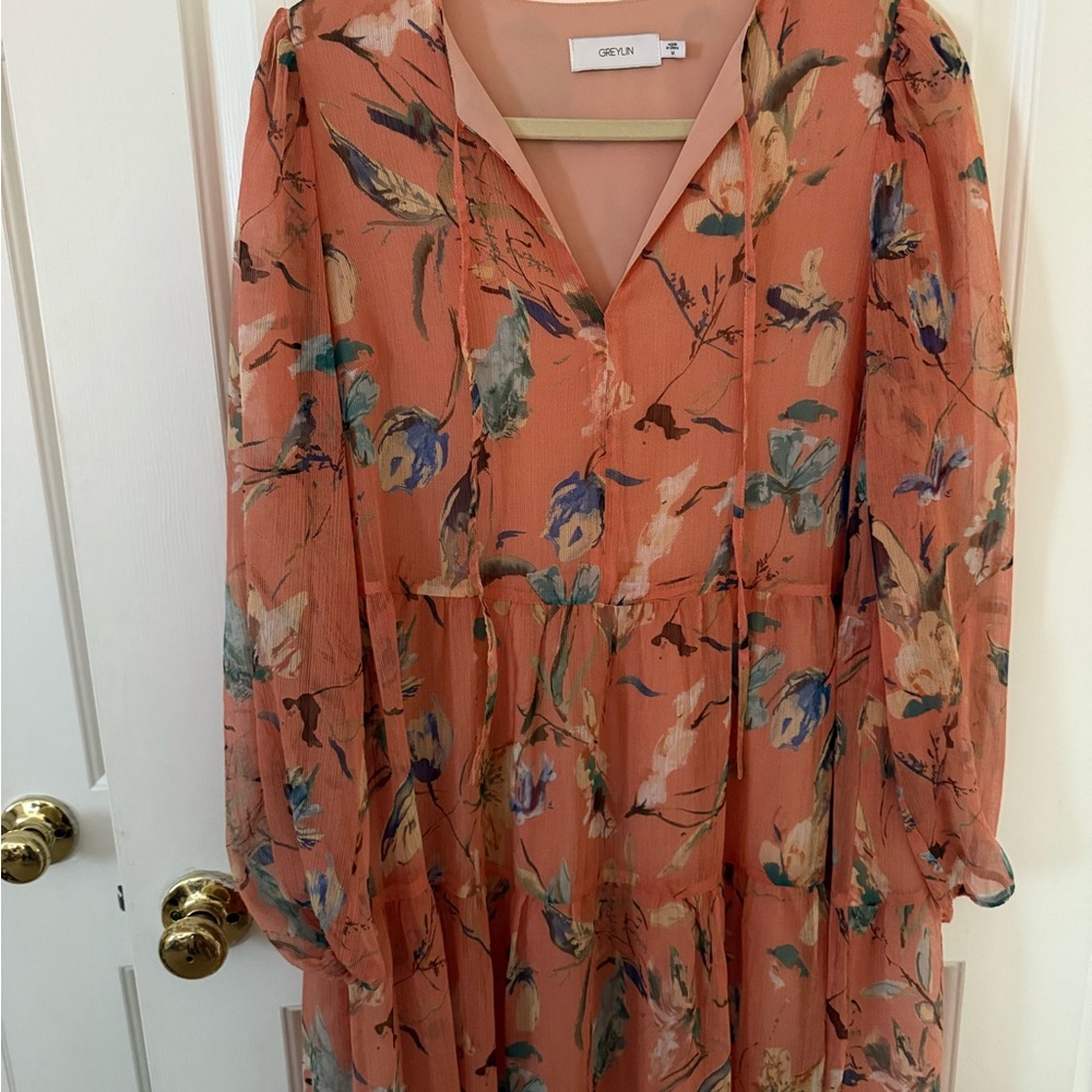 Greylin Floral Flowy Spring Dress